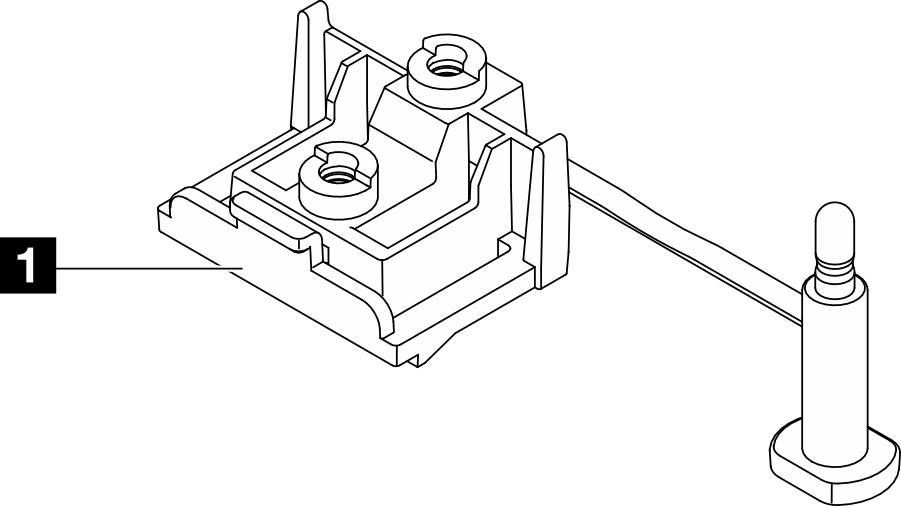 ThinkSystem ST50 V2/ST45 V3 NVMe M.2 Bracket Kit