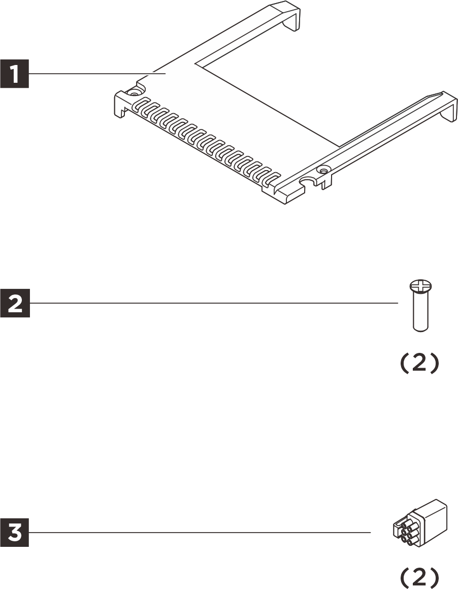 ThinkEdge SE100 Fan Shroud Rack