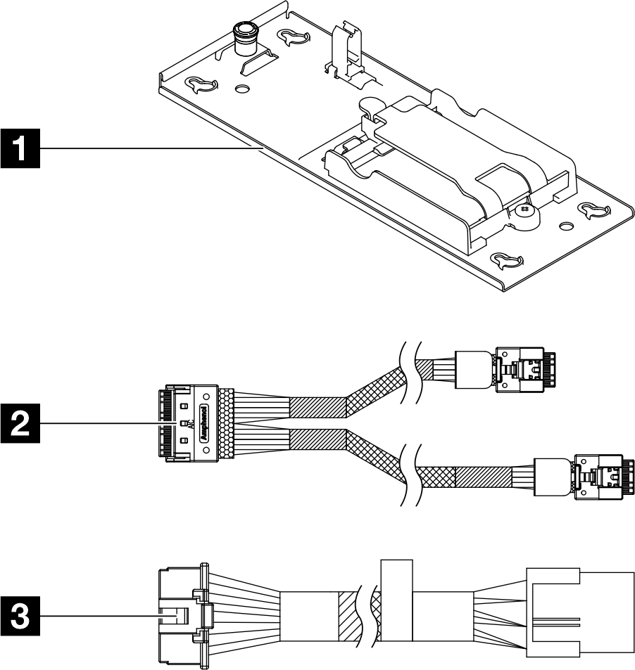 ThinkSystem SD520 V4 PCIe RAID Enablement Kit