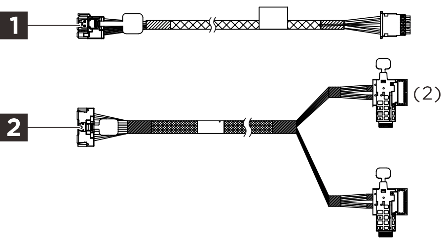 ThinkSystem SR630 V4 E3.S 1T Book 3 Cable Kit for CPU+MEM DWC Module