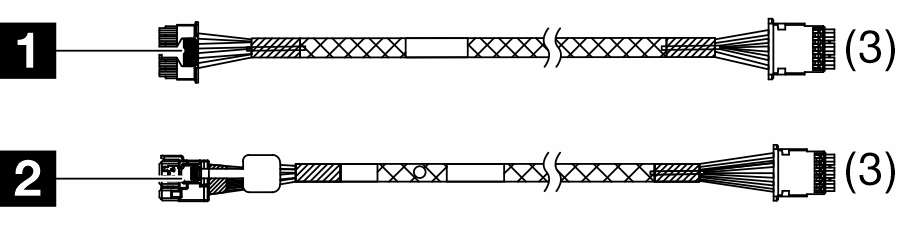 ThinkSystem SR650 V4 28/32/36/40 2.5-inch SAS/SATA BP Power Cable Kit with CFF Expander Adapter