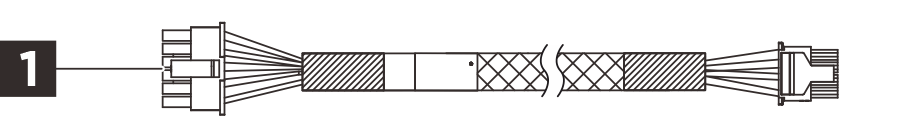 ThinkSystem SR850 V4/SR860 V4 GPU Power Cable Kit