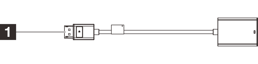 ThinkSystem DP to VGA Dongle Kit