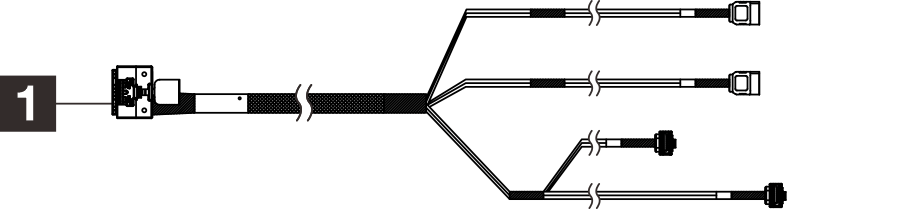 ThinkSystem ST45 V3 545-8i Cable Kit