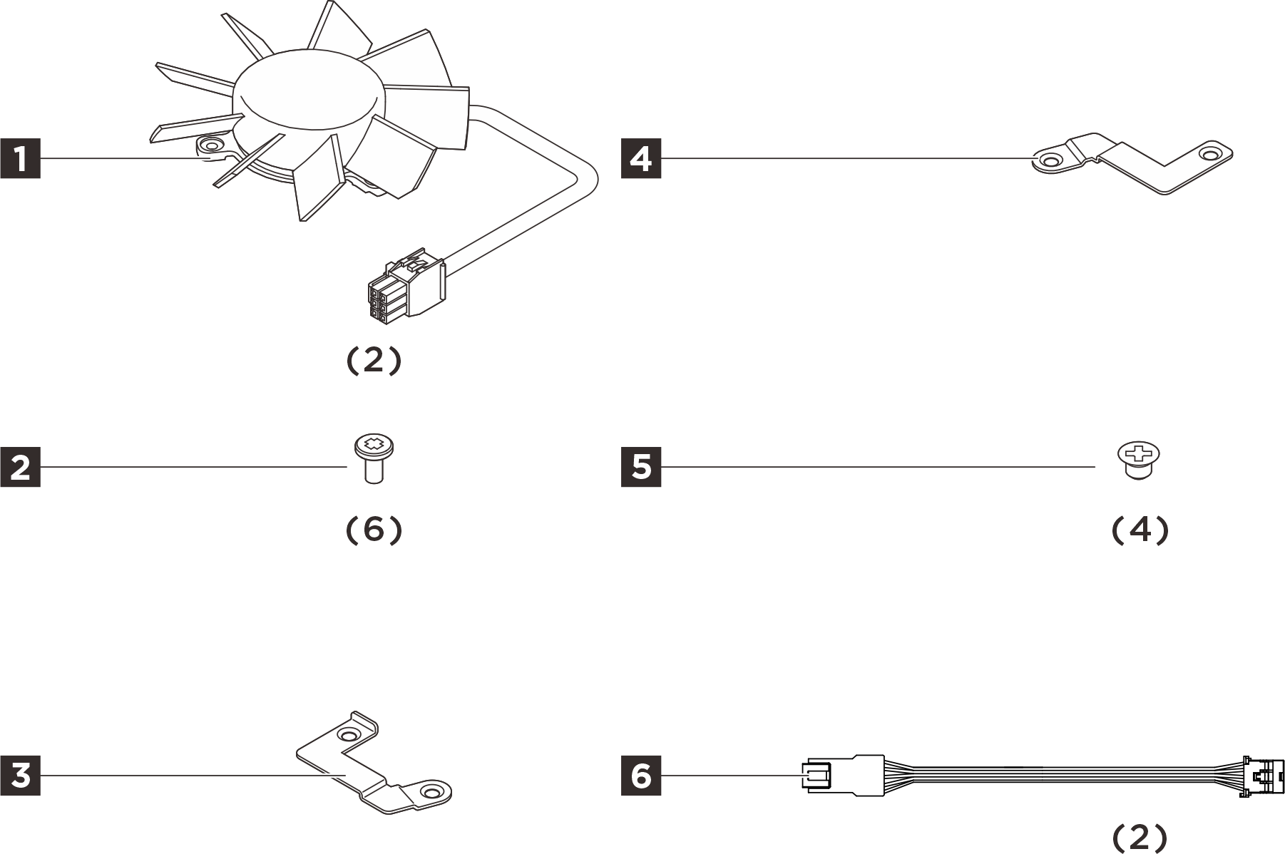 ThinkEdge SE100 Fan Kit