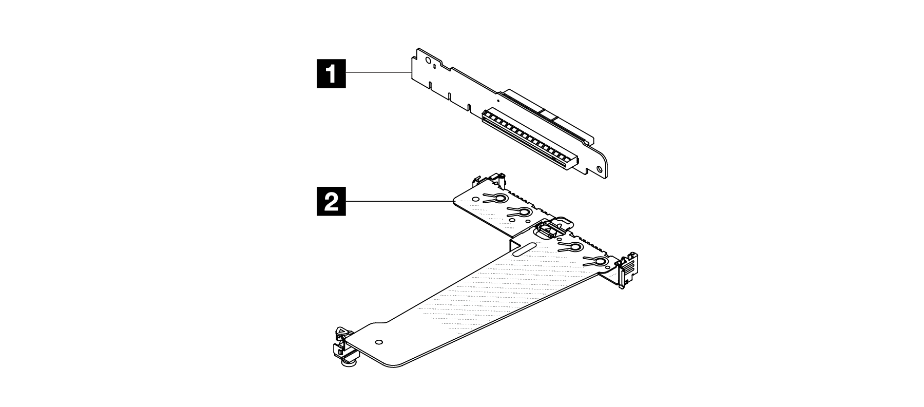 ThinkSystem V3 1U x16/x16 PCIe G4 Riser1 LP+LP | Lenovo Server Options