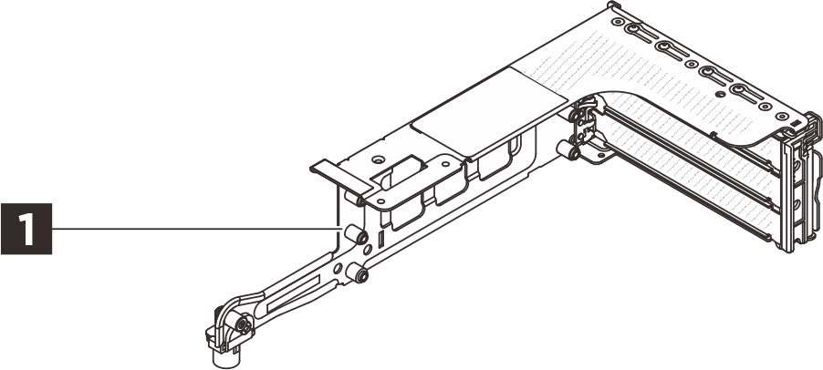 ThinkSystem SR650/a V4 Riser Cage for Riser 2 or 3 w/ 3x PCIe Slots installation
