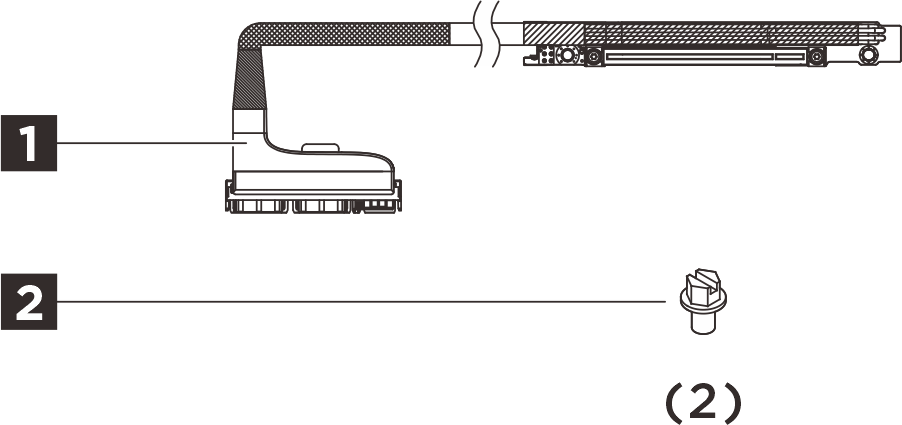 ThinkSystem SR650/a V4 x16 Gen5 High Power Cable Riser Slot 3 & 6 Option Kit