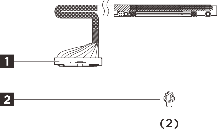 ThinkSystem SR650/a V4 x16 Gen5 High Power Cable Riser Slot 4 & 7 Option Kit