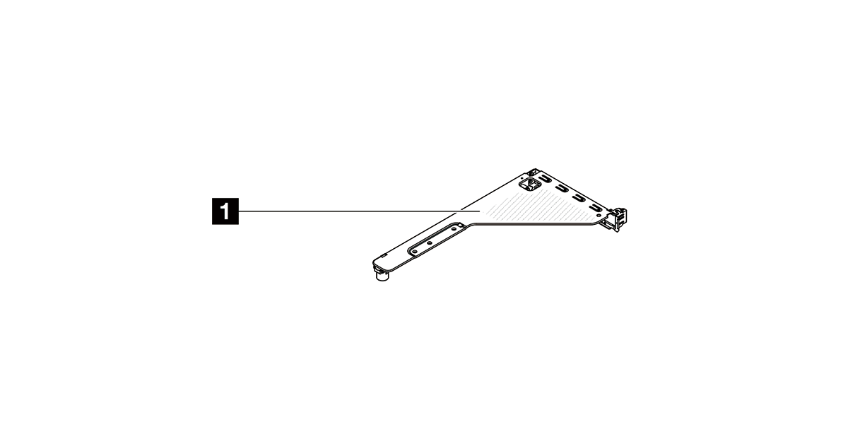 ThinkSystem SR650 V4 Riser Cage for Riser 2 or 3 w/ Rear Backplane ...