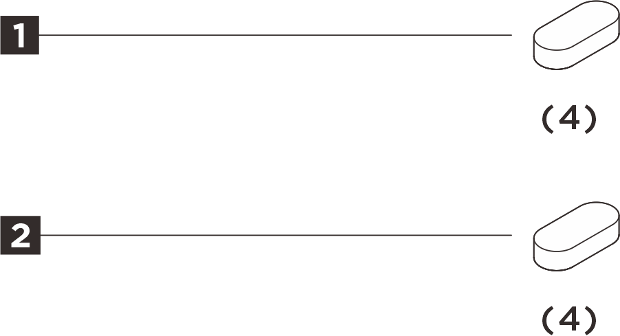 ThinkEdge SE100 Rubber Feet