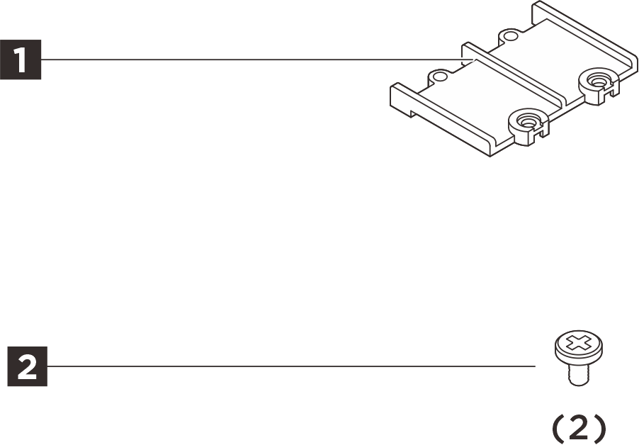 ThinkEdge SE100 2280 M.2 Holder