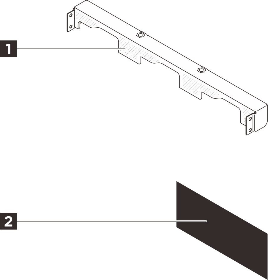 ThinkEdge SE100 1U3N Enclosure Shipping Bracket