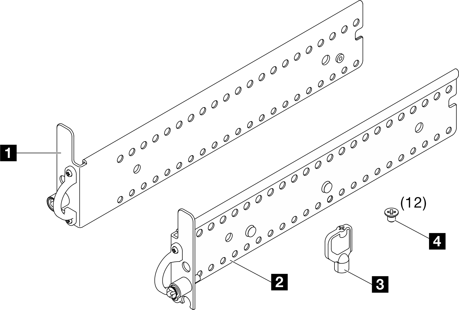 ThinkEdge SE450 Security EIA Bracket