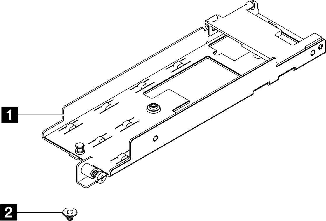 ThinkEdge SE450 M.2 SATA/NVMe Bracket