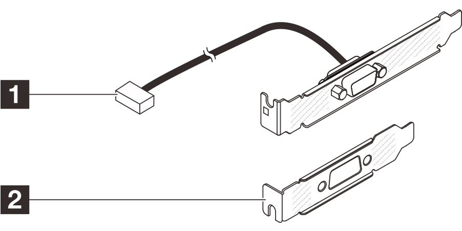 ThinkSystem V4 1U/2U COM Port Upgrade Kit