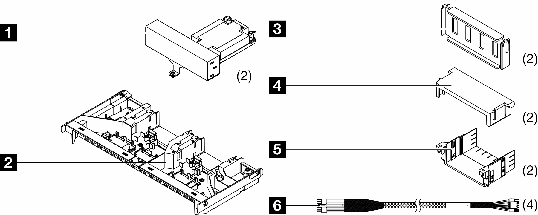 ThinkSystem SR650 V4 Full Length GPU Thermal Option Kit