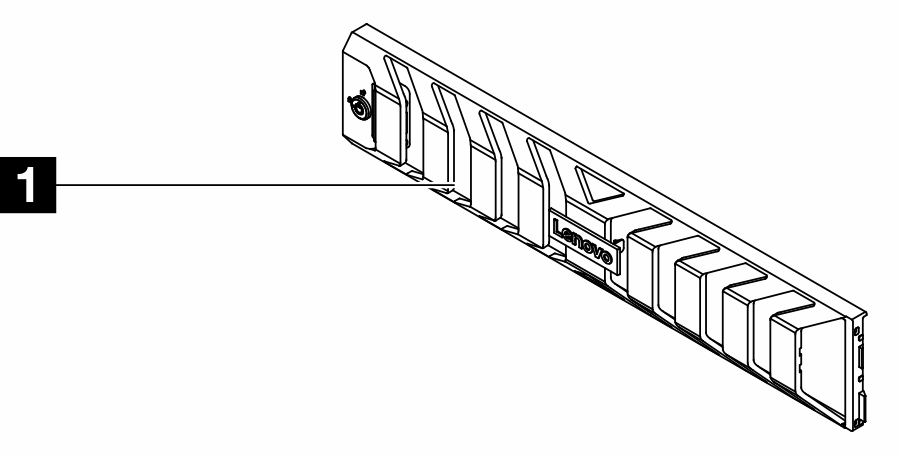 V4 2U Security Bezel