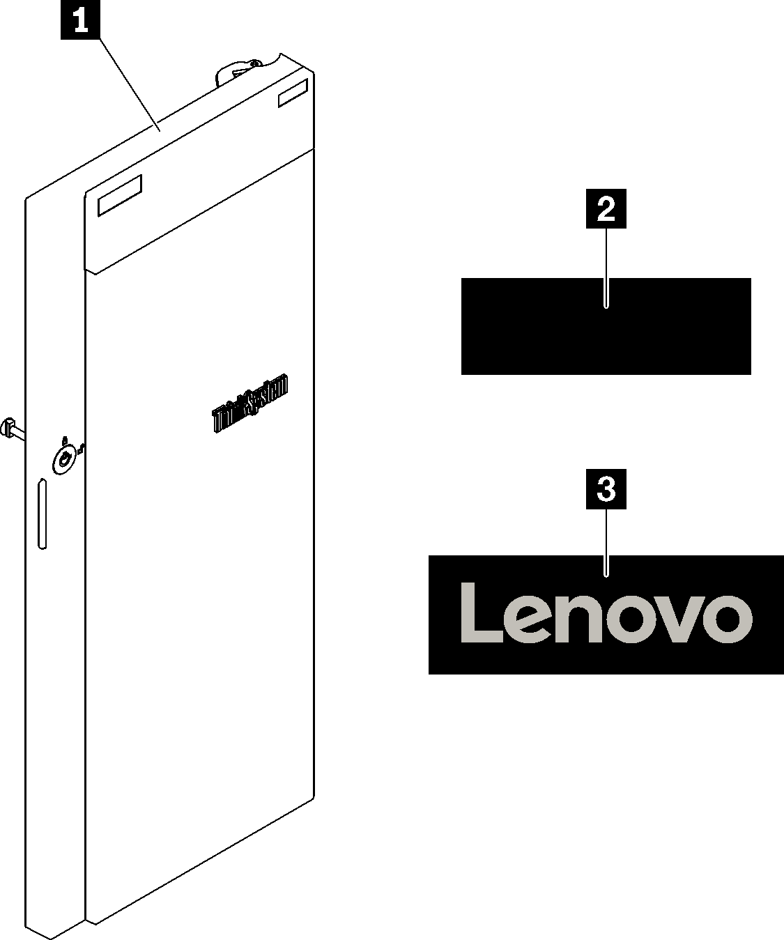 ThinkSystem ST250 V2 4U Security Door